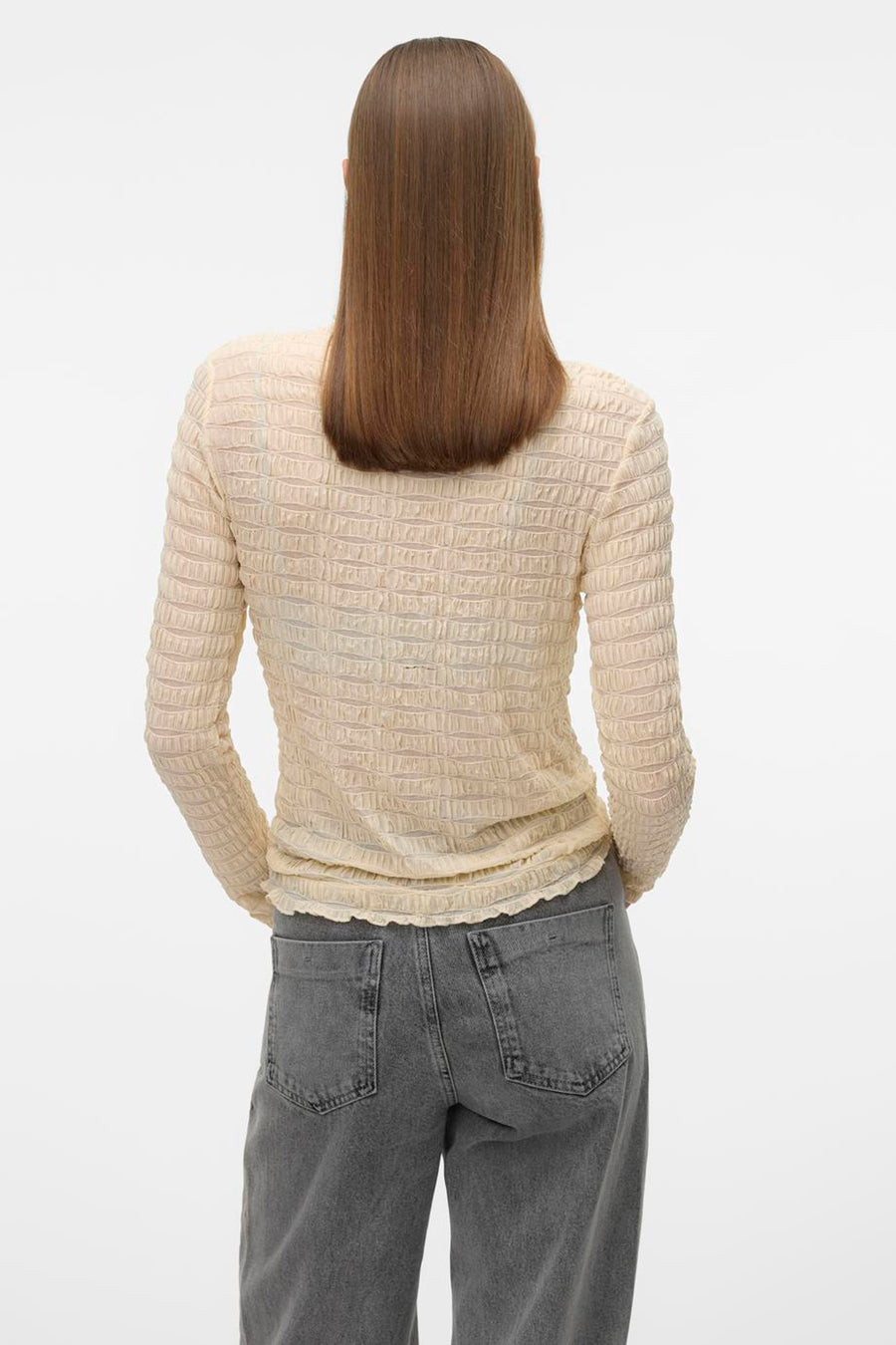 Top (lange mouwen) Ecru - VERO MODA®