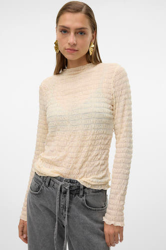 Top (lange mouwen) Ecru - VERO MODA®