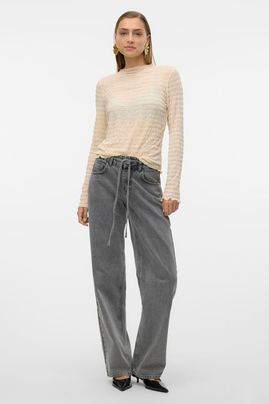 Top (lange mouwen) Ecru - VERO MODA®
