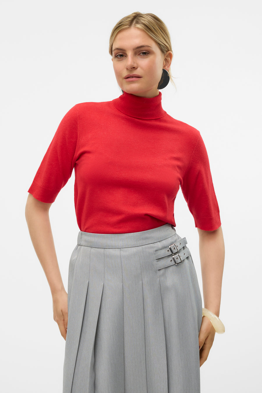 Trui met rolkraag Rood - VERO MODA®