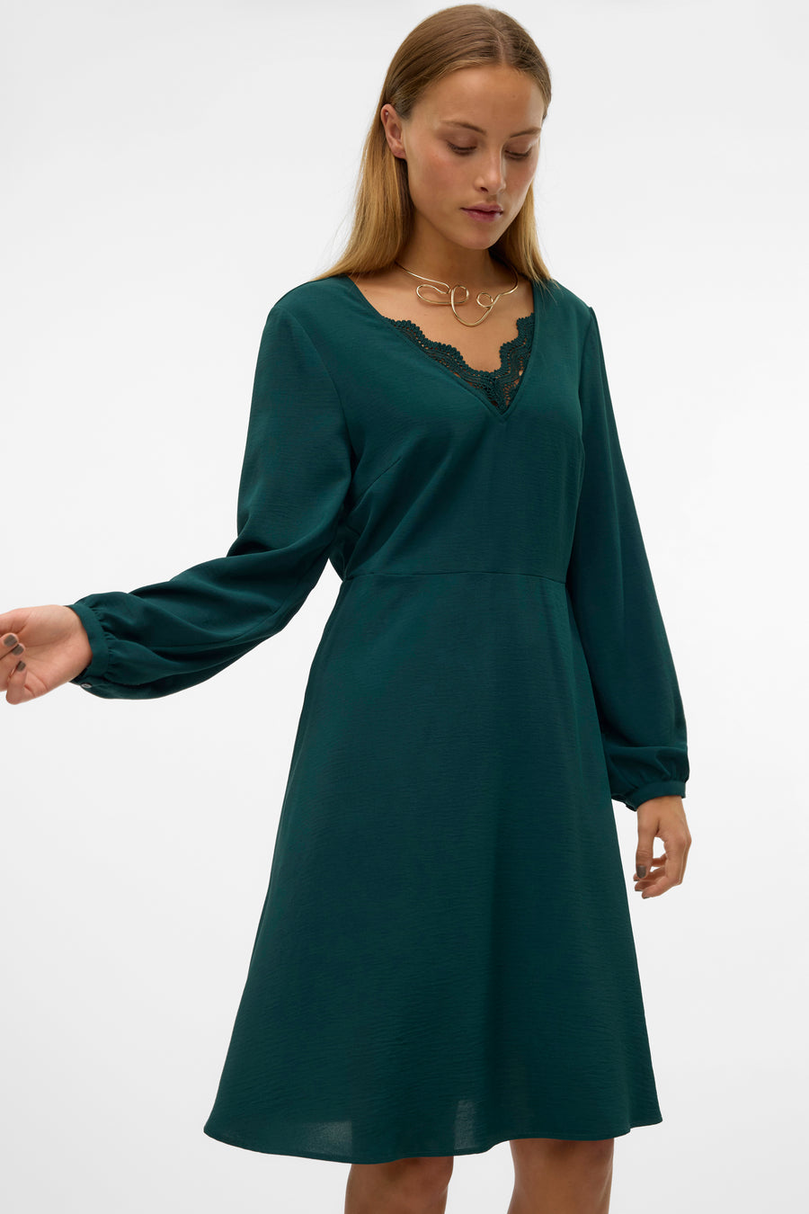Kleedjes (lange mouwen) Groen - VERO MODA®