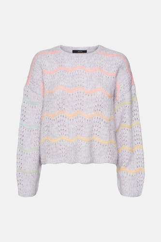 Trui met ronde hals Paars - VERO MODA®