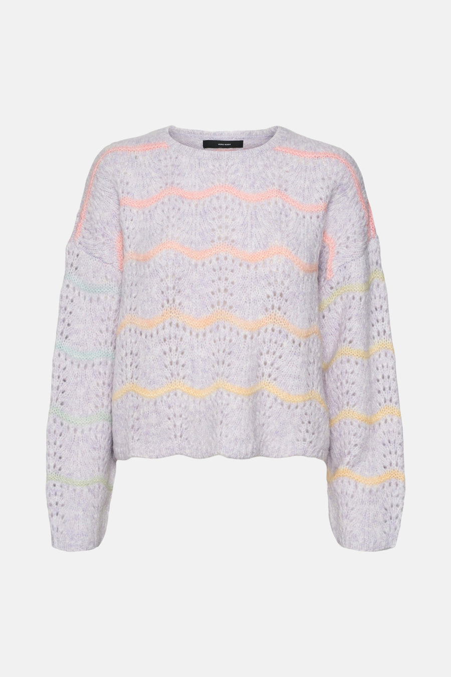 Trui met ronde hals Paars - VERO MODA®