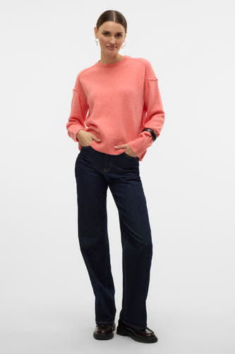 Trui met ronde hals Oranje - VERO MODA®