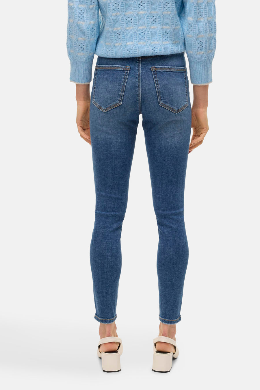 Trui met ronde hals Blauw - VERO MODA®