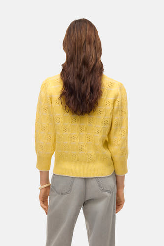 Trui met ronde hals Geel - VERO MODA®