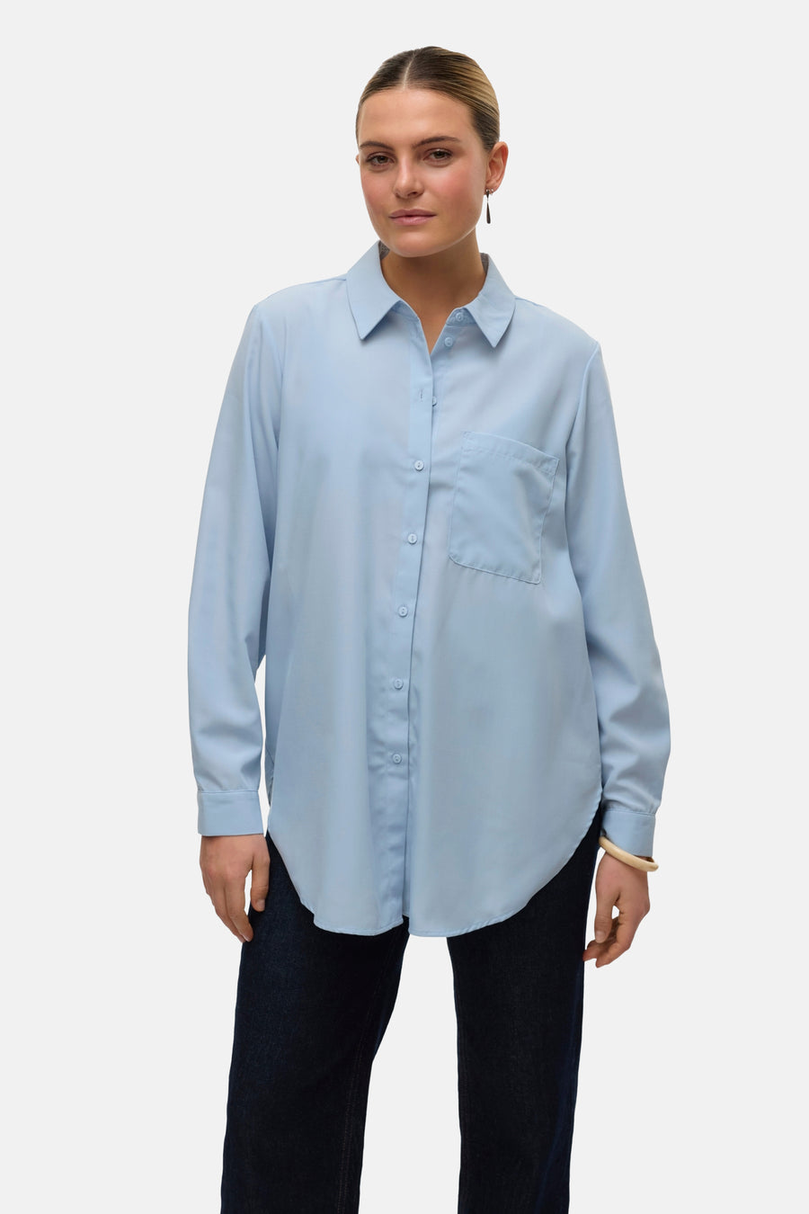 Hemd (lange mouwen) Blauw - VERO MODA®