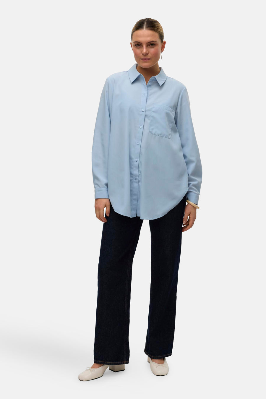 Hemd (lange mouwen) Blauw - VERO MODA®