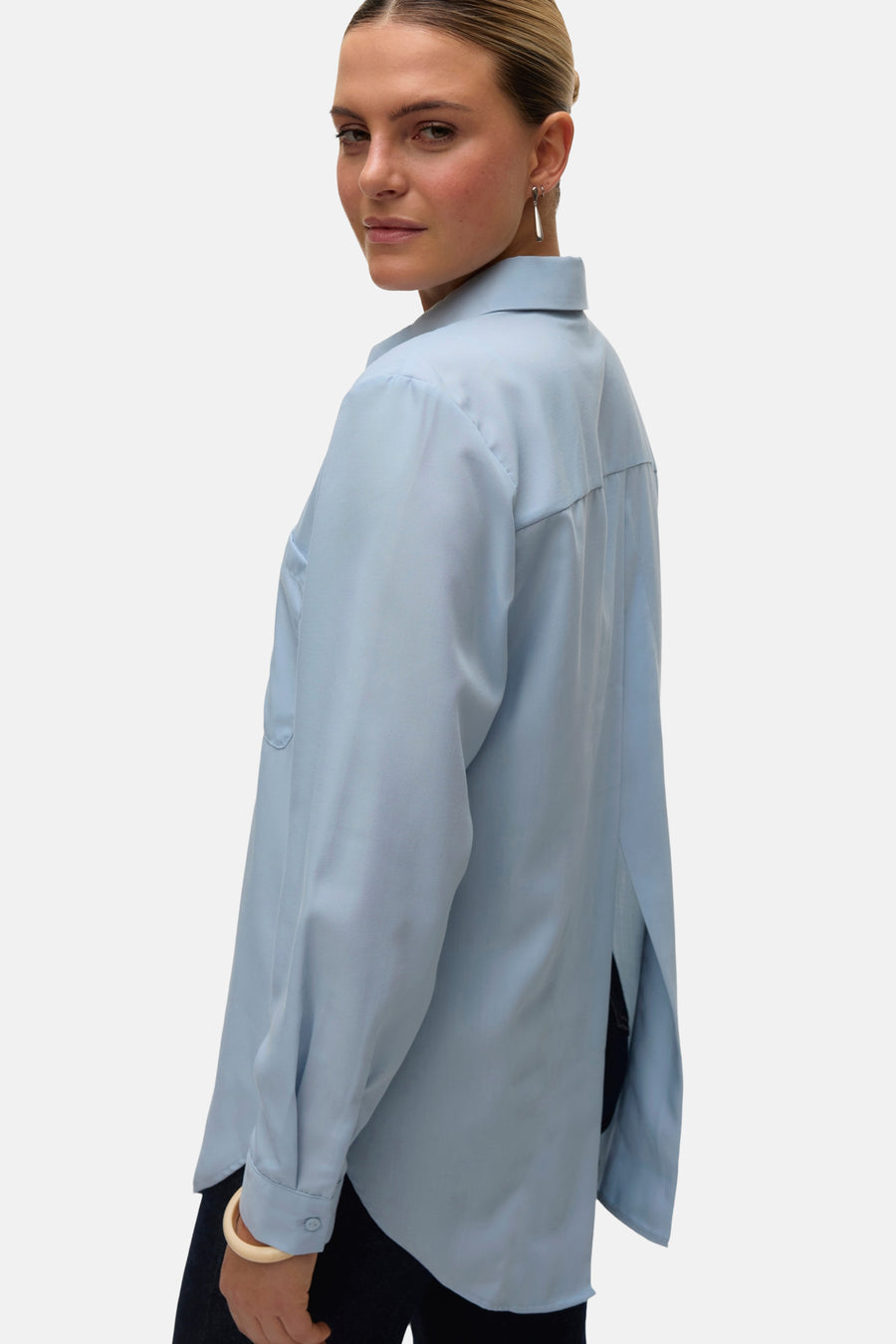 Hemd (lange mouwen) Blauw - VERO MODA®