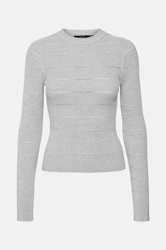 Trui met ronde hals Grijs - VERO MODA®