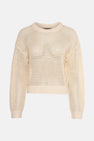 Trui met ronde hals Ecru - VERO MODA®