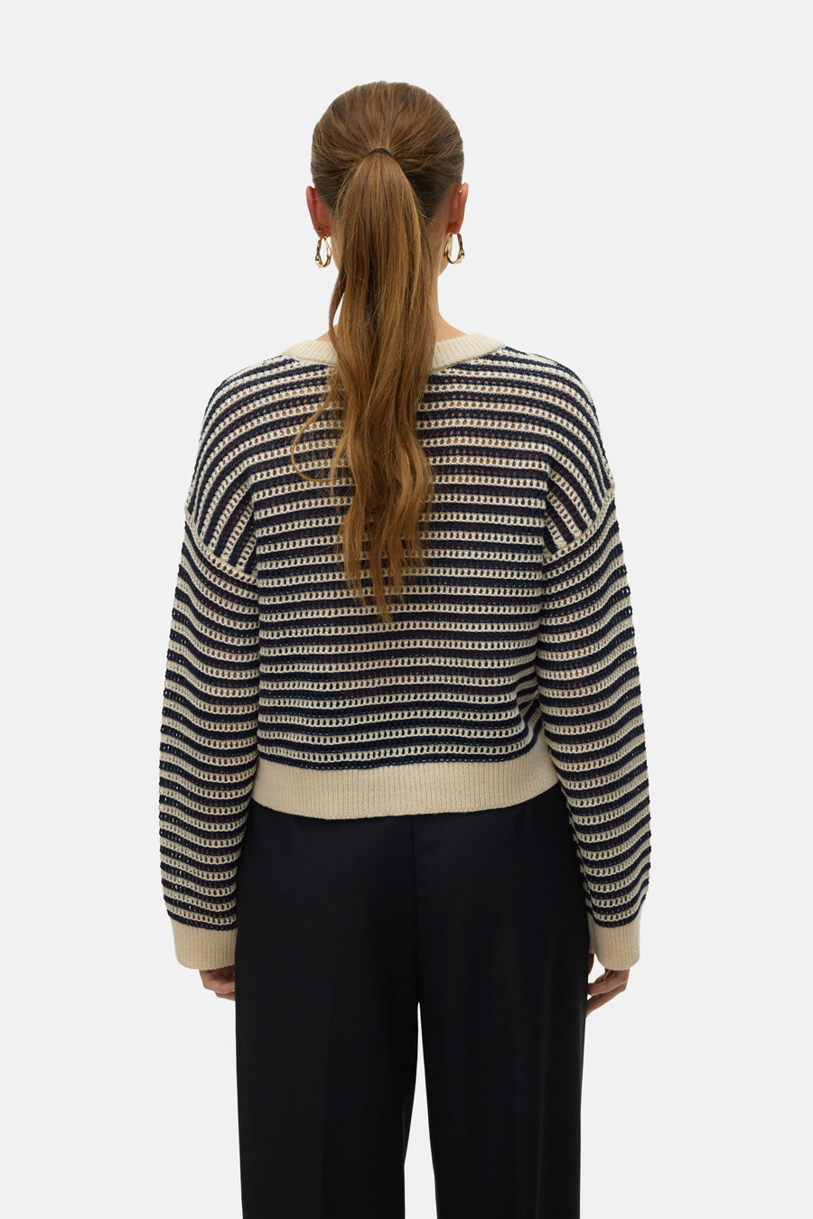 Trui met ronde hals Ecru - VERO MODA®