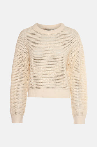 Trui met ronde hals Beige - VERO MODA®