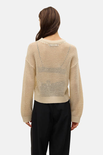 Trui met ronde hals Beige - VERO MODA®