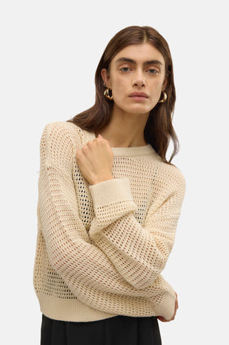 Trui met ronde hals Beige - VERO MODA®