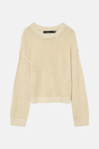 Trui met ronde hals Beige - VERO MODA®