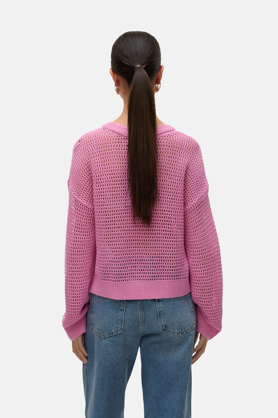 Trui met ronde hals Roze - VERO MODA®