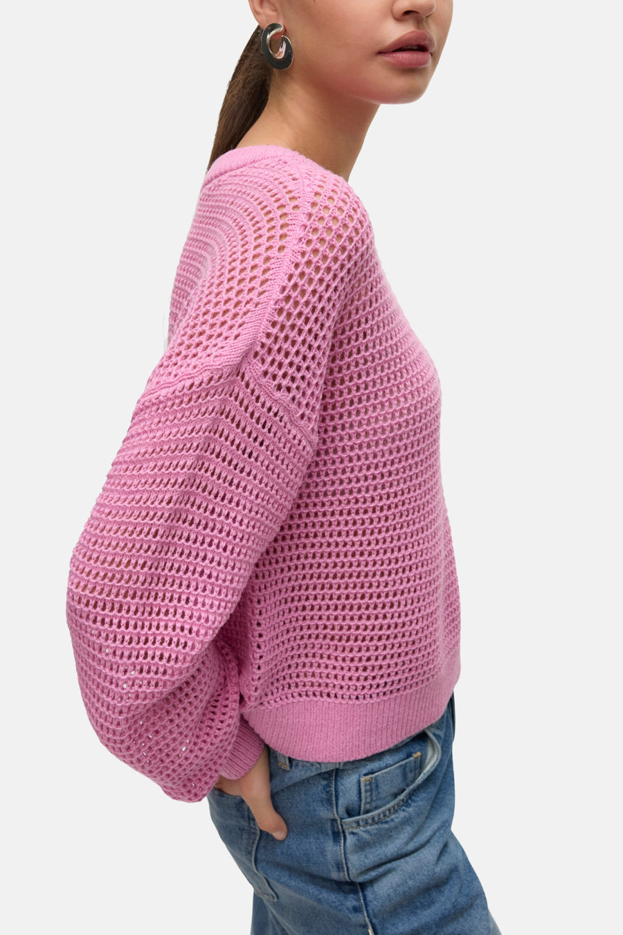 Trui met ronde hals Roze - VERO MODA®