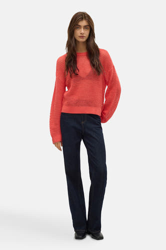 Trui met ronde hals Oranje - VERO MODA®