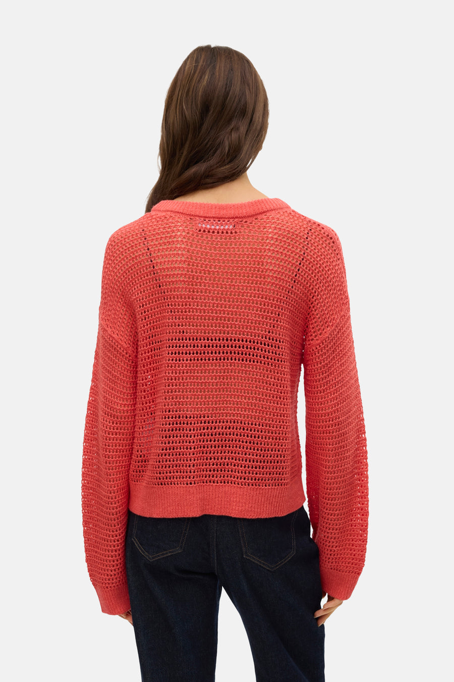 Trui met ronde hals Oranje - VERO MODA®