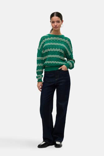 Trui met ronde hals Groen - VERO MODA®