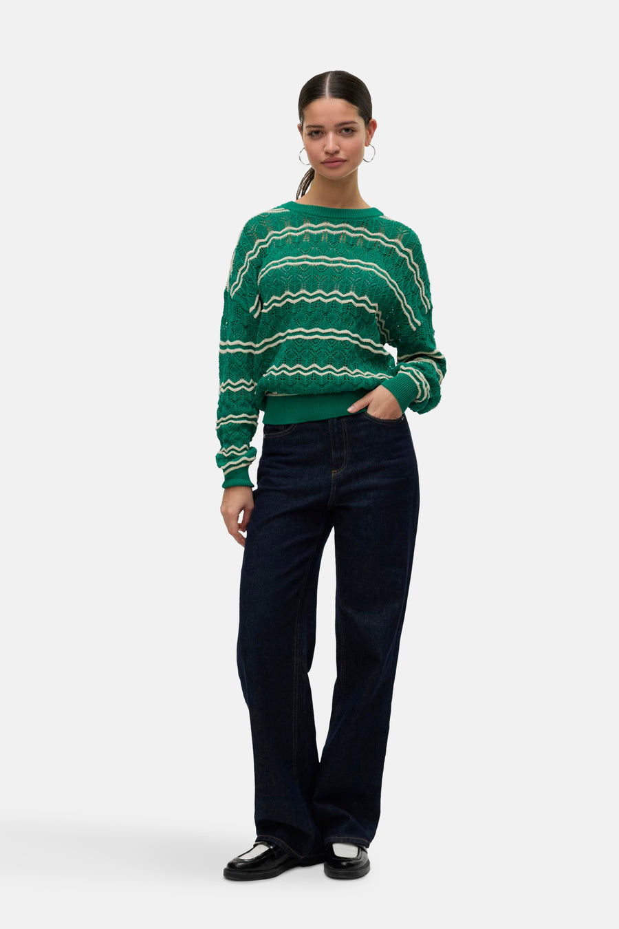 Trui met ronde hals Groen - VERO MODA®