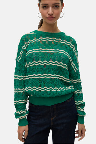 Trui met ronde hals Groen - VERO MODA®