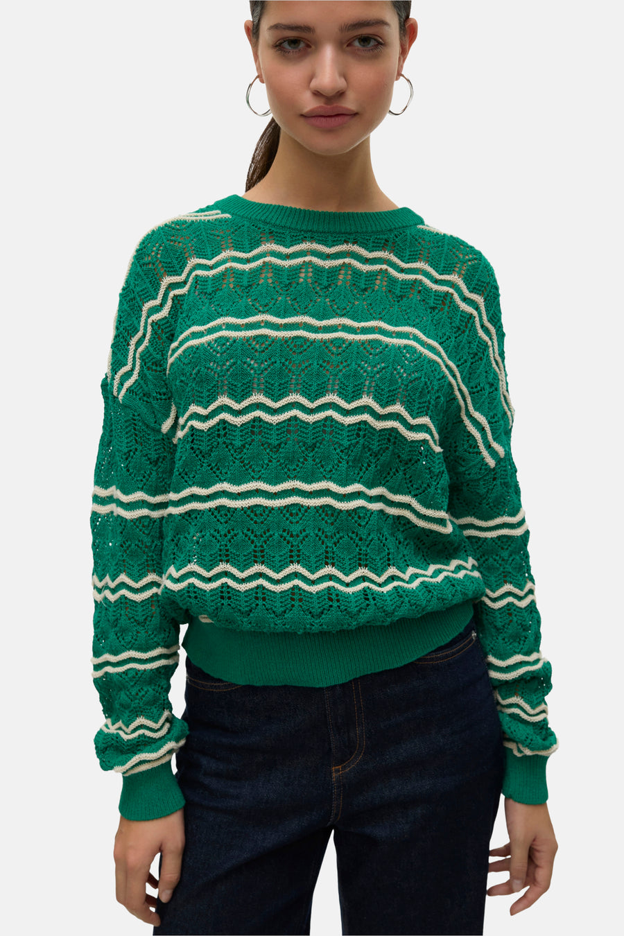 Trui met ronde hals Groen - VERO MODA®