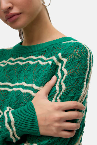 Trui met ronde hals Groen - VERO MODA®