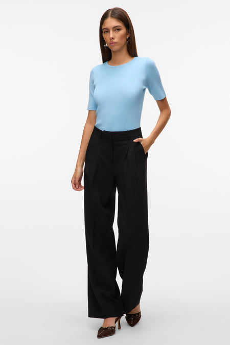 Trui met ronde hals Blauw - VERO MODA®