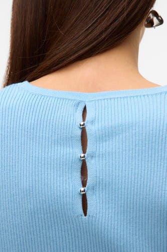 Trui met ronde hals Blauw - VERO MODA®
