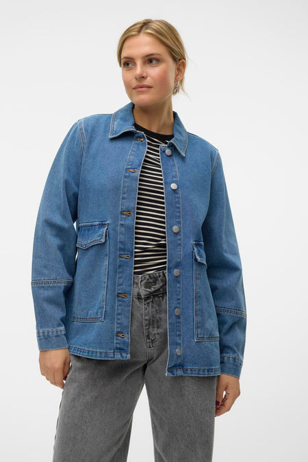 Jeansjas Mid blue denim - VERO MODA®
