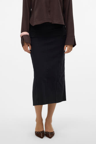 Rok (lang) Black denim - VERO MODA®