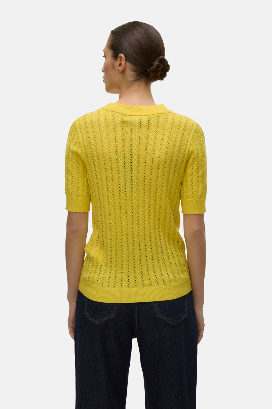 Trui met ronde hals Geel - VERO MODA®