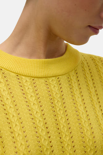 Trui met ronde hals Geel - VERO MODA®