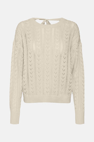 Trui met ronde hals Ecru - VERO MODA®