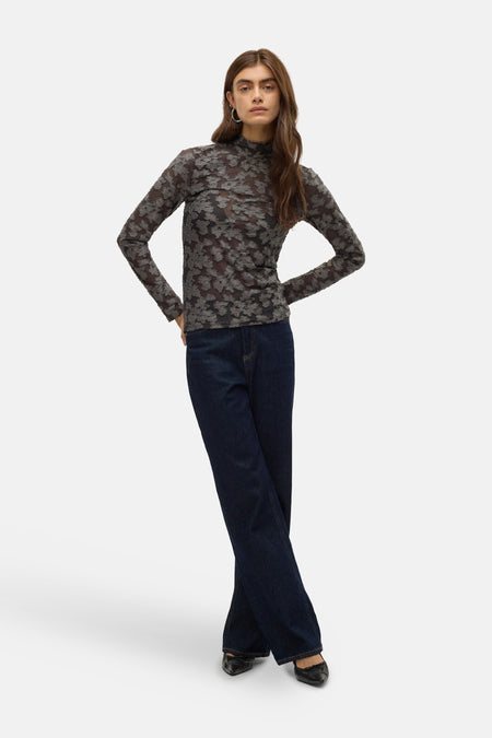 T-shirt (lange mouwen) Grijs - VERO MODA®