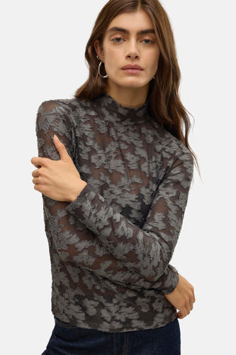 T-shirt (lange mouwen) Grijs - VERO MODA®