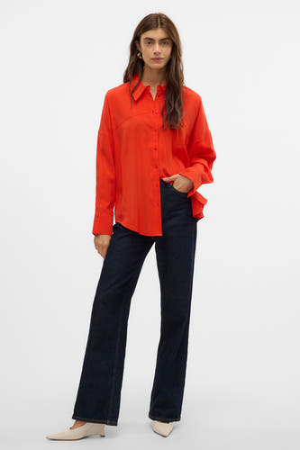 Hemd (lange mouwen) Rood - VERO MODA®
