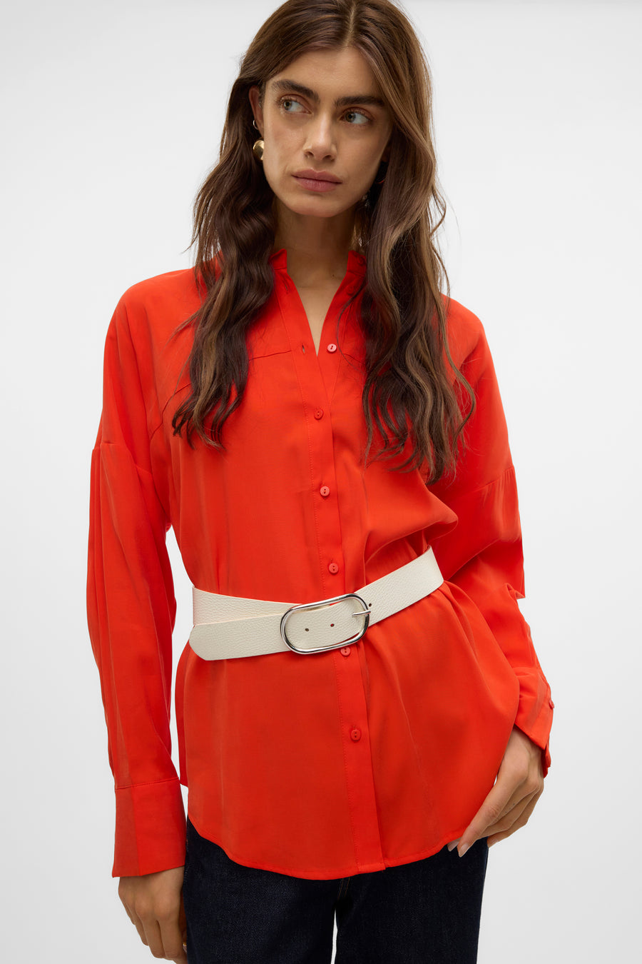 Hemd (lange mouwen) Rood - VERO MODA®