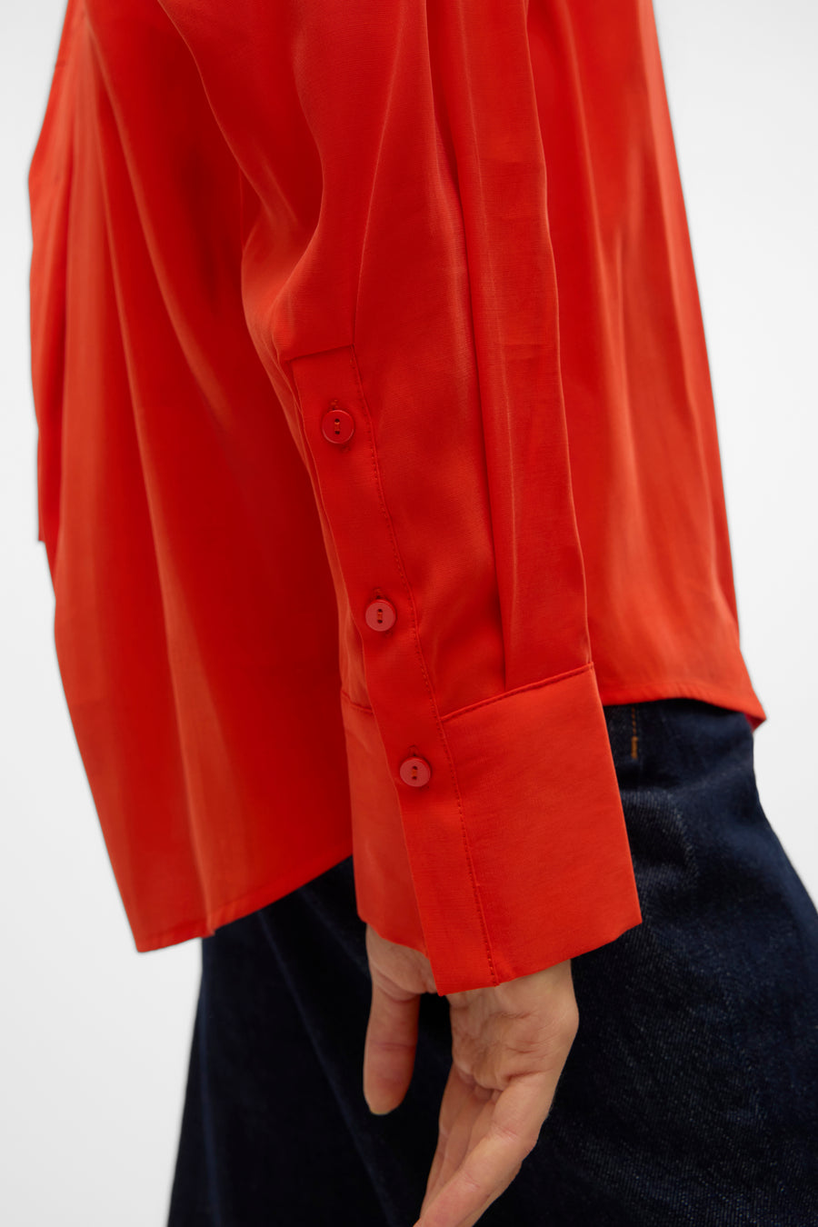 Hemd (lange mouwen) Rood - VERO MODA®