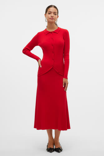 Rok (lang) Rood - VERO MODA®