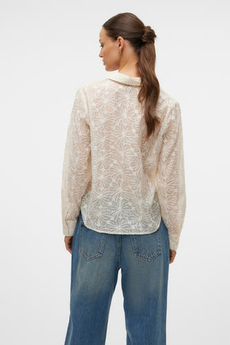 Hemd (lange mouwen) Ecru - VERO MODA®