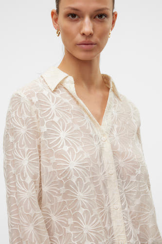 Hemd (lange mouwen) Ecru - VERO MODA®