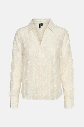 Hemd (lange mouwen) Ecru - VERO MODA®