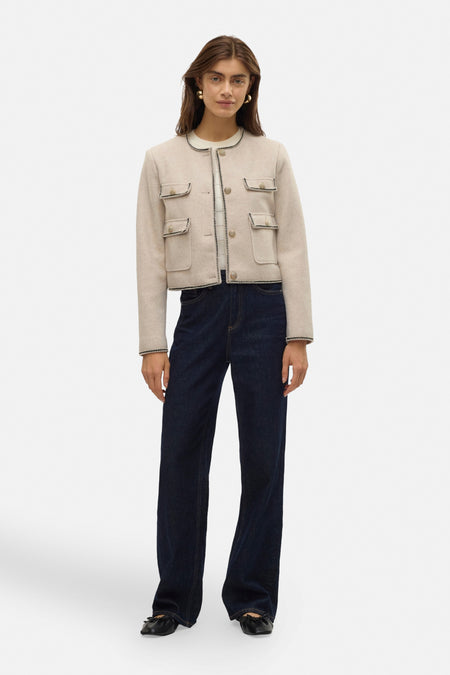 Korte jas Ecru - VERO MODA®