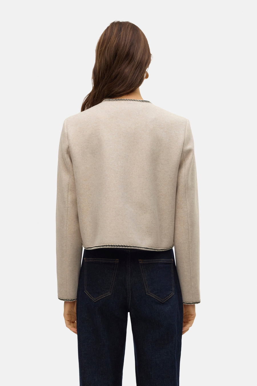 Korte jas Ecru - VERO MODA®