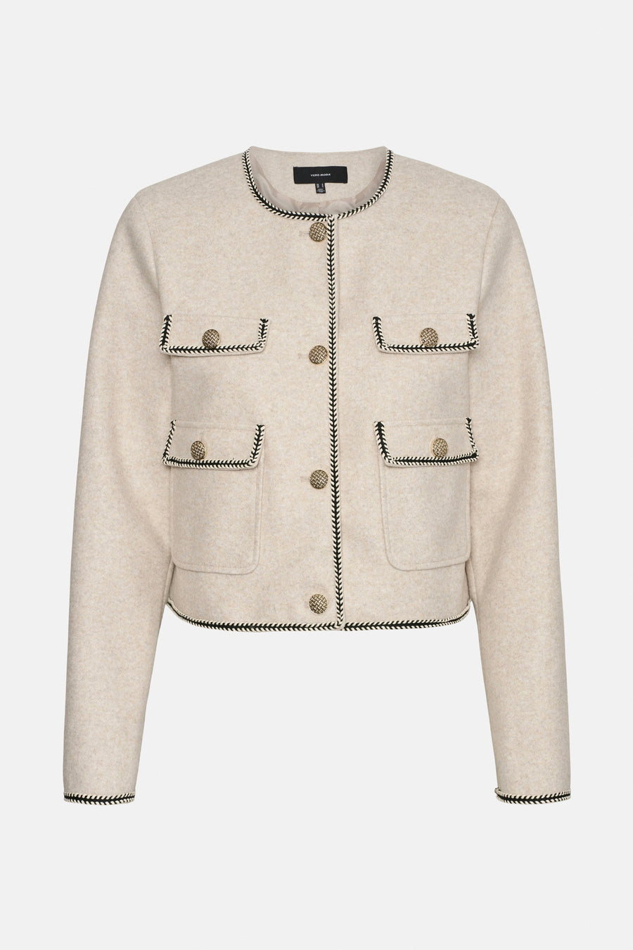 Korte jas Ecru - VERO MODA®