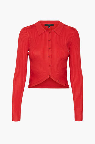 Trui met V-hals Rood - VERO MODA®