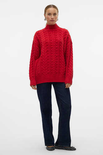 Trui met ronde hals Rood - VERO MODA®